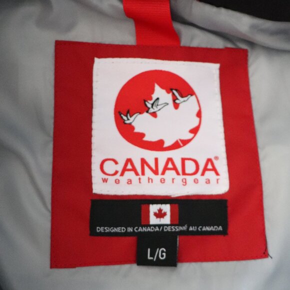 Canada Weathergear Womens Black Sz Lrg Full Zip Sleeveless Puffer Jacket - Picture 11 of 13